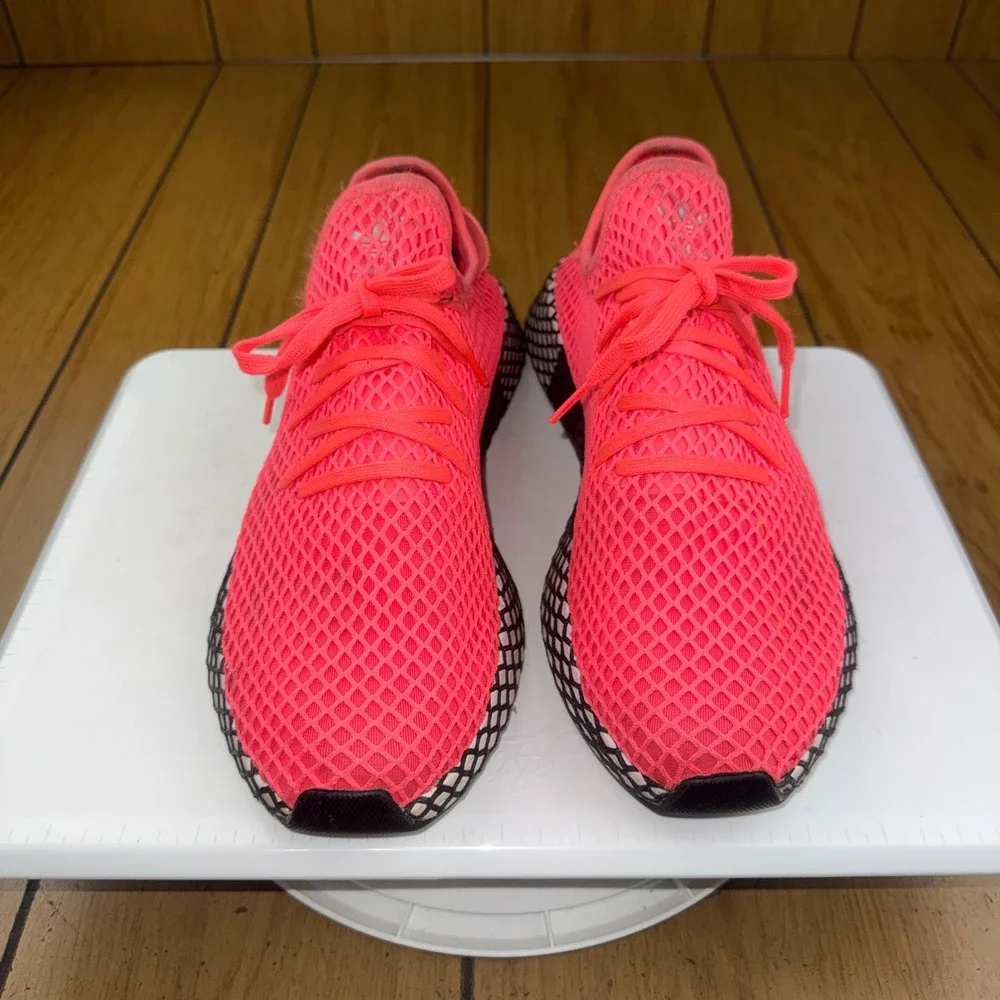 Adidas Deerupt Runner Solar‎ Red Bright Crimson Sneakers B41769 Mens 13
